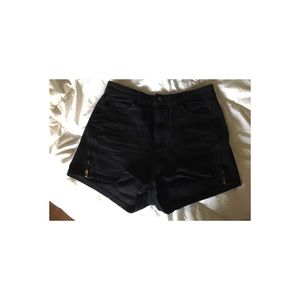 AMERICAN APPAREL HIGH WAISTED SHORTS